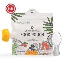 Пакеты для хранения детского питания 3 шт. с ложкой-накруткой Happy Baby