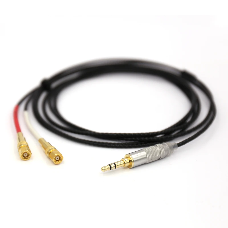 2m 4 Cores 5N OFC copper silver plated cable Headphone Upgrade Cable for Hifiman He 5 He 6 He 400 He 500 He560