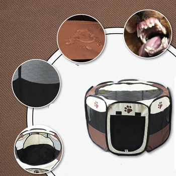 

Pets Supplies Dog Exercise Exercise Tent Fence Fence Playpen Folding Pet Puppy Kennel Fences