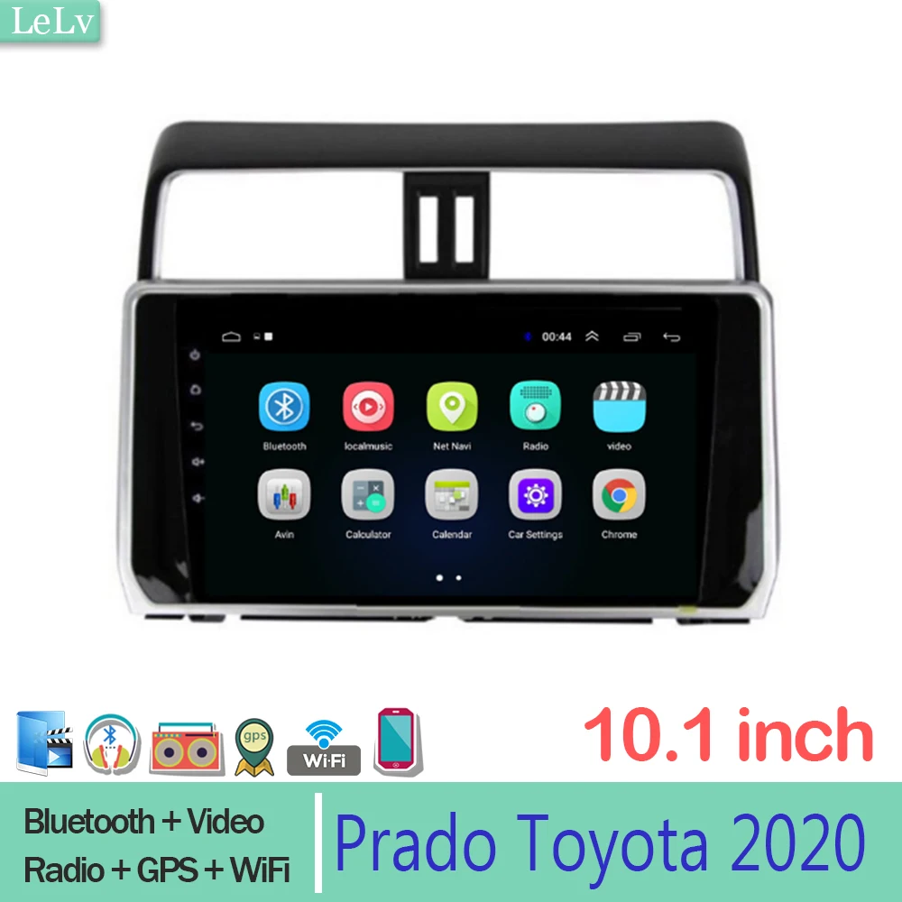 Lelv dvd automotivo android 8 1 для pradoToyota 2020 автомобиля 2 din радио с gps и 7 дюймов Большой экран