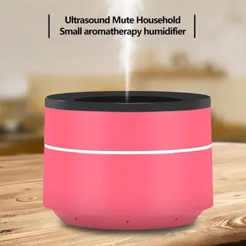

280ml LED Air Humidifier Cylindrical USB Ultrasonic Essential Oil Aromatherapy Diffuser Cool Mist Maker Fogger Air Purifier Hot