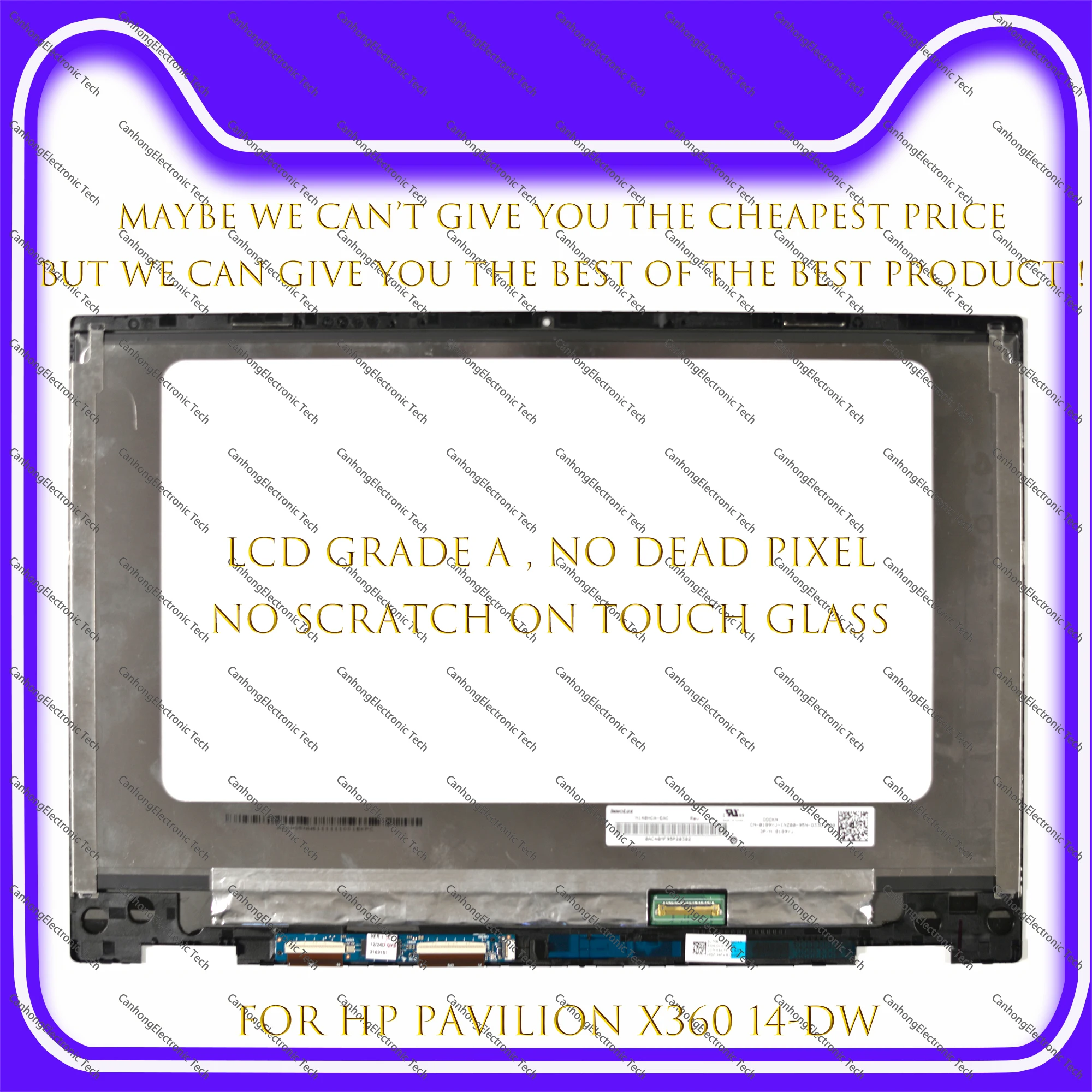 ЖК-дисплей FHD для ноутбука Hp Pavilion X360 14 дюймов 14m-dw0013dx dw0023dx сенсорный экран замены с