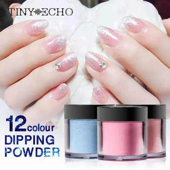 

Nail art dipping powder 10ML super fine glitter pigment 3D manicure green pink rose shimmer nail glitter powder BZ149