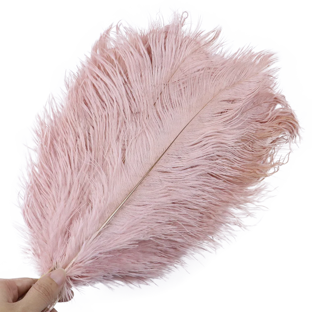 Natural White Ostrich Feathers 10pcs/lot 15-20cm/25-30cm/30-35cm Wedding Home Decoration Table Centerpiece Crafts