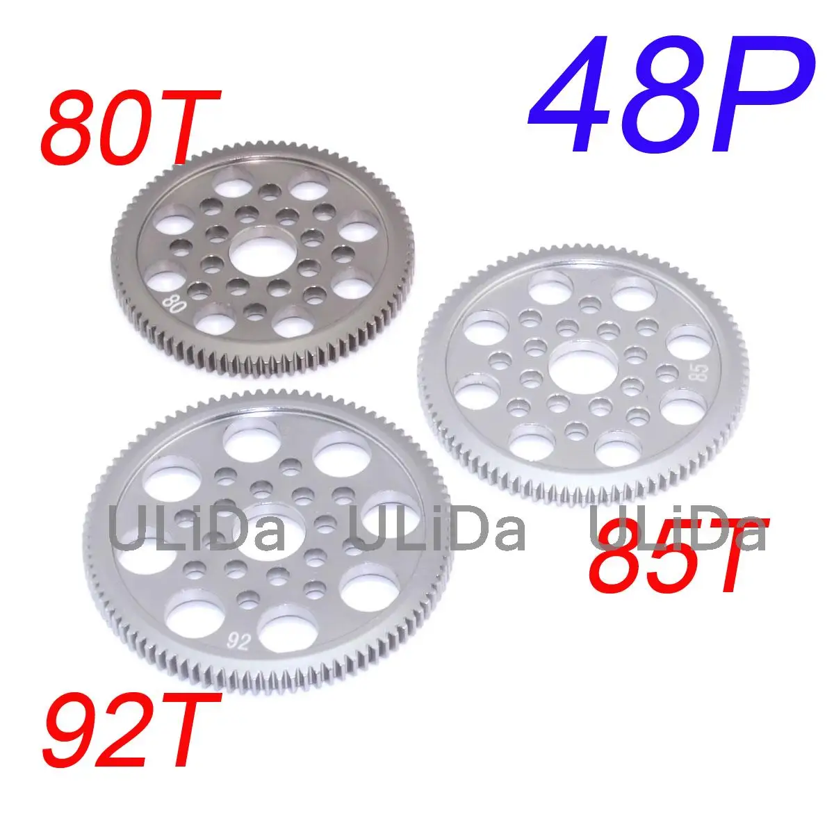 

80T 85T 92T Spur Gear 48P 7075 Metal for SAKURA D3 CS S XI XIS 110 Drift Racing Car RC