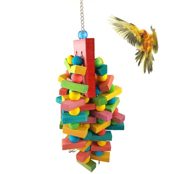 

Large Bird Chewing Toy, Parrot Bird Toys Big Parrot Cage Bite Toys, for African Grey Macaws Cockatoos