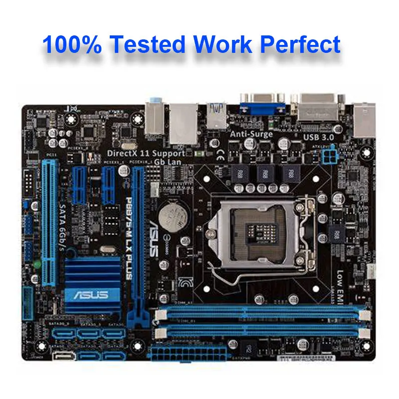 Материнская плата Asus материнская для настольного ПК с разъемом B75 Intel i5 G3470 LGA 1155 i3