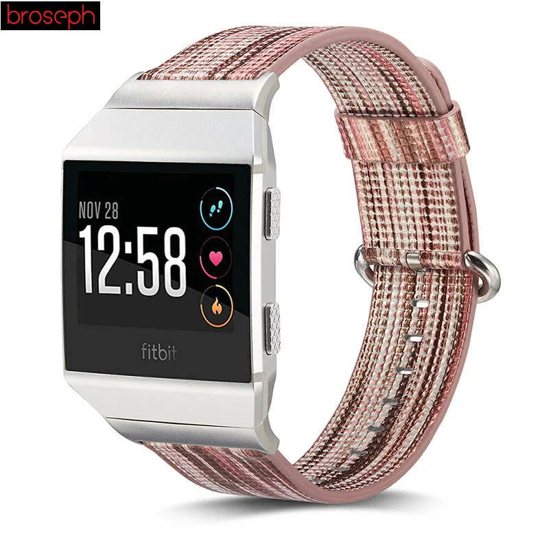 Кожаный ремешок для часов для Fitbit Ionic Smart Watch Band разноцветный окрашенный ремешок спортивный сменный Браслет для Fitbit Ionic