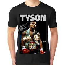 Боксер Mike Tyson Memorializes футболка для занятий боксом боксерская футболка с короткими рукавами унисекс