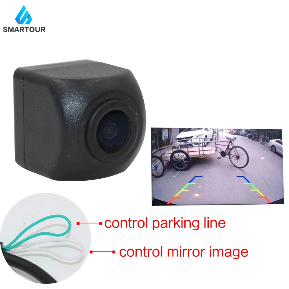 Kopen Smartour Auto Omkeren Back Up Camera Voertuig Rear Front Side View Camera CCD Vis Ogen Nachtzicht Waterdichte IP68 Universele