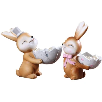 

Resin Figurines Keychain Desktop Decoration Jewelry Storage & Decoration