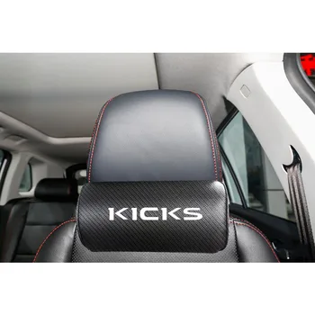 

Car Safety Headrest Pillows For Nissan Kicks Carbon Fiber Neck Support Holder Pillow With Memory Foam Car Accessories Interior