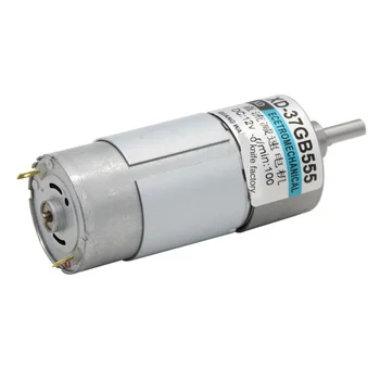 

Direct Selling 37GB555 DC Gear Motor 12V24V Slow Motor 15W Low Speed Forward And Reverse Small Motor