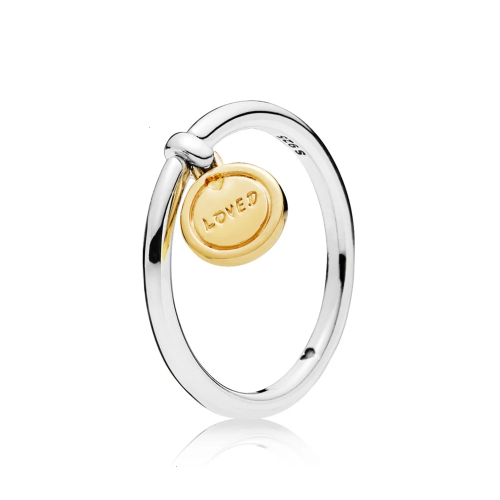 

High Quality Version 100% Silver earrings 925 Pretty Original Leasing Ring Mode