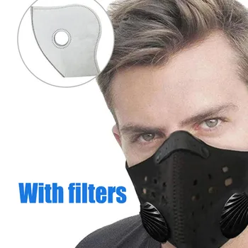 

Half Face Bike Cycling Sports Mask Anti-Dust Outdoor Masks Carbon Protective Filter Air Pollution Riding Moto Fashion Masks New