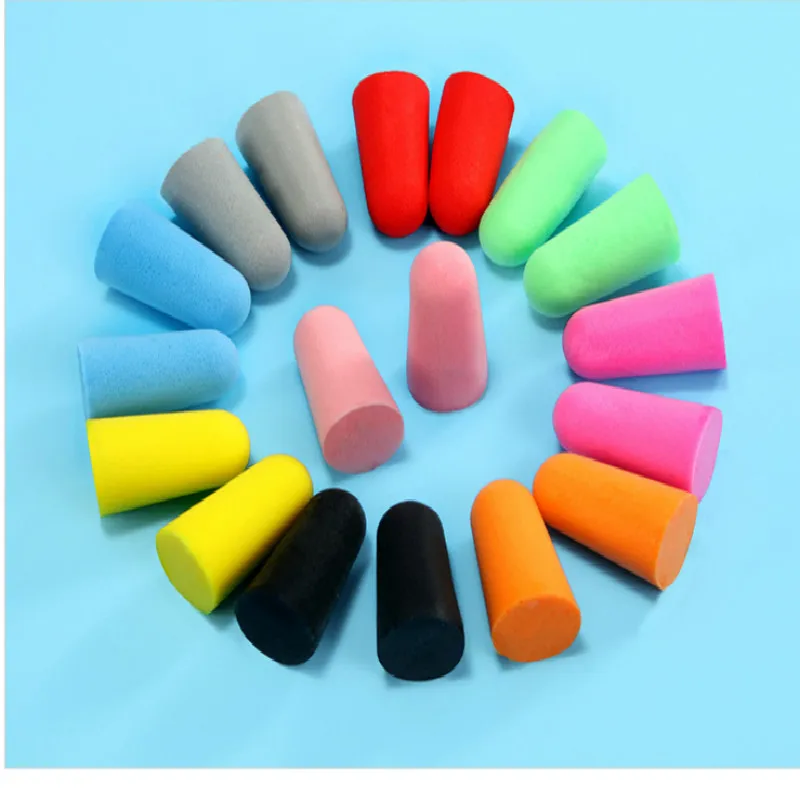 

10Pairs Comfort Earplugs Noise Reduction Foam Soft Ear Plugs Noise Reduction Earplugs Protective for sSleep Slow Rebound