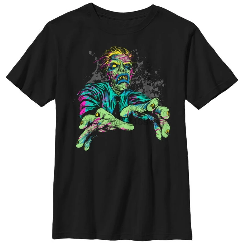 Lost Gods Halloween Zombie Attack - Boys Graphic T Shirt | Мужская одежда
