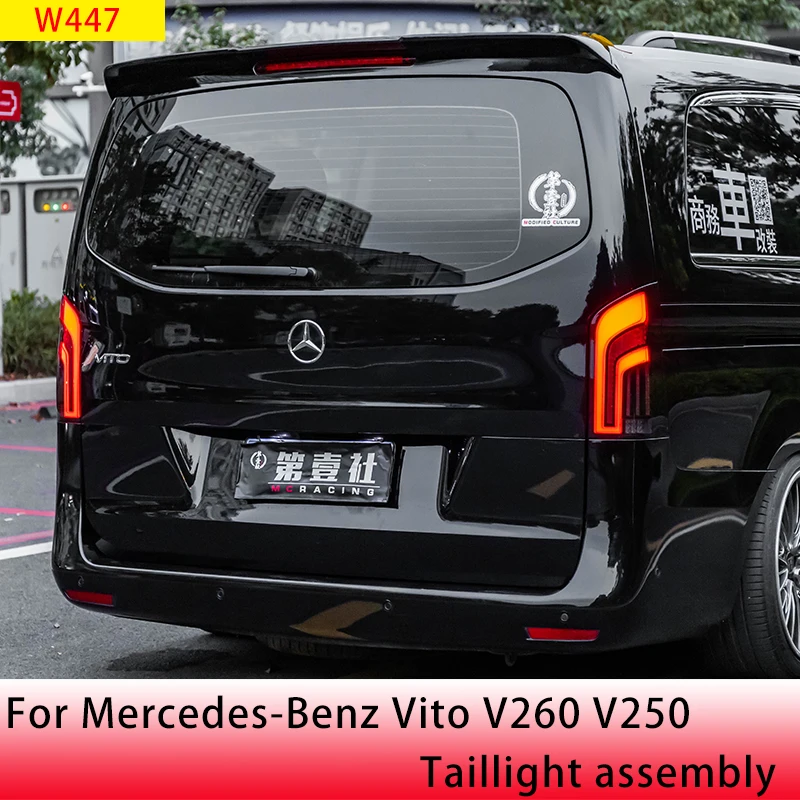 

Задний светильник онарь для Mercedes-Benz W447, в сборе, vitov260v250, модифицированный светодиодный фонарь, задсветильник онарь, противотуманный светильник рь
