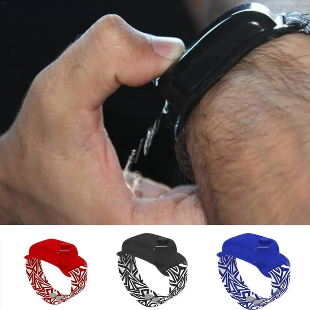Multi-combination hand sanitizer dispenser disposable silicone strap bracelet wrist W6K5 | Наручные часы