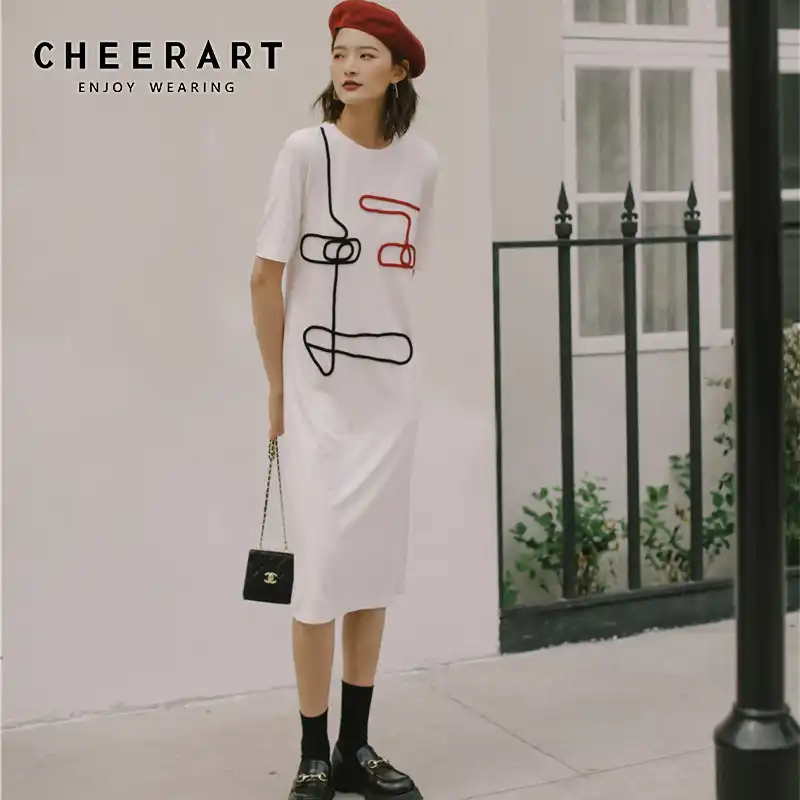 designer t shirt dress