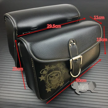 

Motorcycle Bag PU Leather Saddlebags For Harley Swingarm Bag Sportster XL883 XL1200XL 883 1200 Saddle Left Right Side Tool Bags