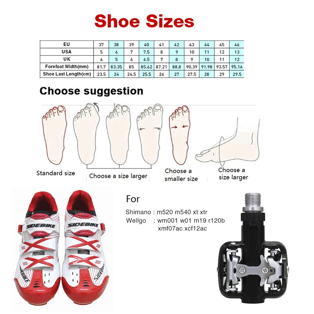 wide feet cycling shoes