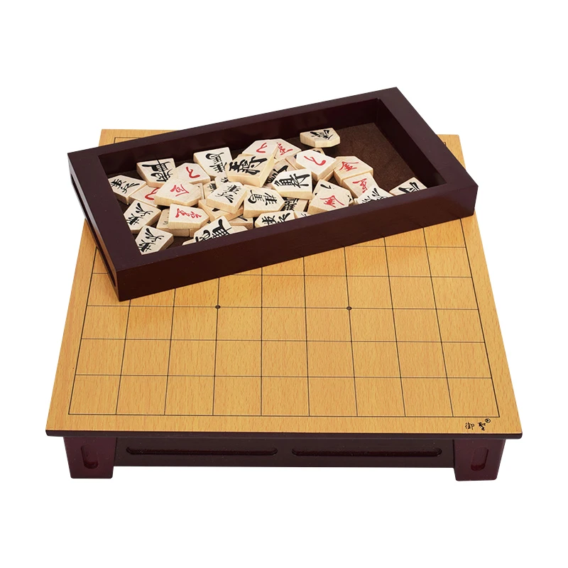 Chess Drinking Game Wood Board Professional Shogi Table Adult