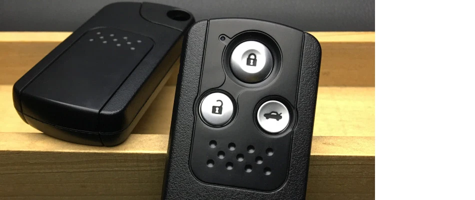 DWCX 2 пары 3 кнопки автомобиля дистанционного ключа Pad Fob комплект подходит для Honda Civic Accord Jazz CRV HRV