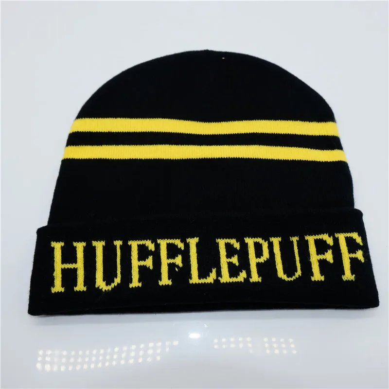 Hufflepuff Ravenclaw шарф шапка шарф галстук Гриффиндор Слизерин Косплей Hufflepuff Гермиона Грейнджер костюмы зимний шейный платок для мужчин и женщин - Цвет: Hufflepuff