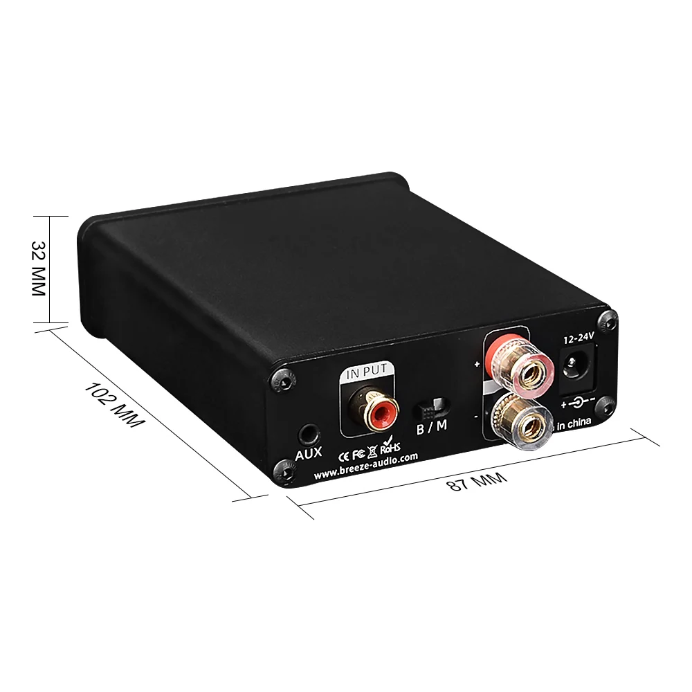BRZHIFI мини HIFI TPA3116 100 Вт Цифровой высокомощный сабвуфер усилитель звука 2,0 2,1 бас/моно домашний аудио цифровой усилитель для дома