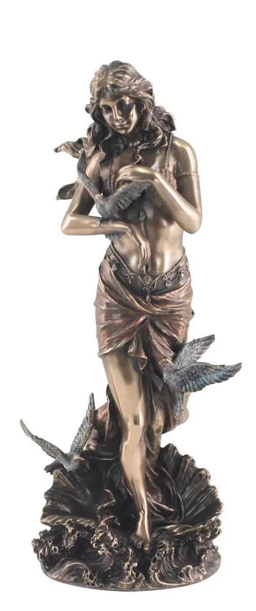 By Sigris Goddess Aphrodite Figures Collezione Bronzo Classic 27*9,5*10Cm