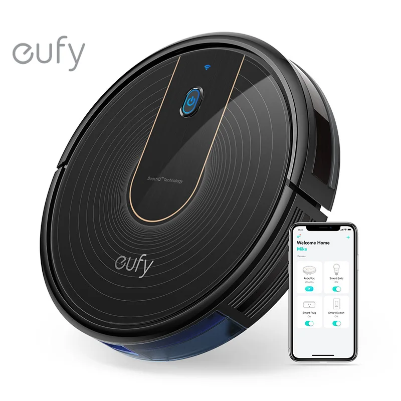 

eufy [BoostIQ] RoboVac 15C, Wi-Fi, Super-Thin, 1300Pa Strong Suction Quiet, Self-Charging Robotic Vacuum Cleaner