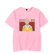 Free Shipping Anime ONE PUNCH-MAN Bald Man Saitama Print T-Shirt Summer Round Neck Short Sleeve Free Shipping Anime ONE PUNCH-MAN Bald Man Saitama Print T-Shirt Summer Round Neck Short Sleeve