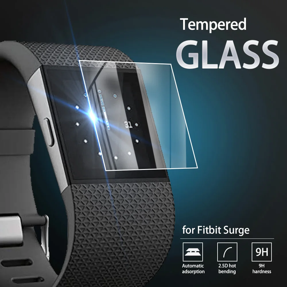 5 шт. для Fitbit Surge закаленное стекло 9H 2.5D Премиум Защитная пленка экрана Sports
