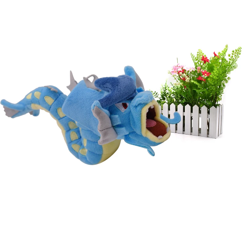 10 шт./партия Gyarados синий плюшевый дракон животное чучело Peluche плюшевые игрушки Фигурки Куклы 23x13 см отличный подарок для детей