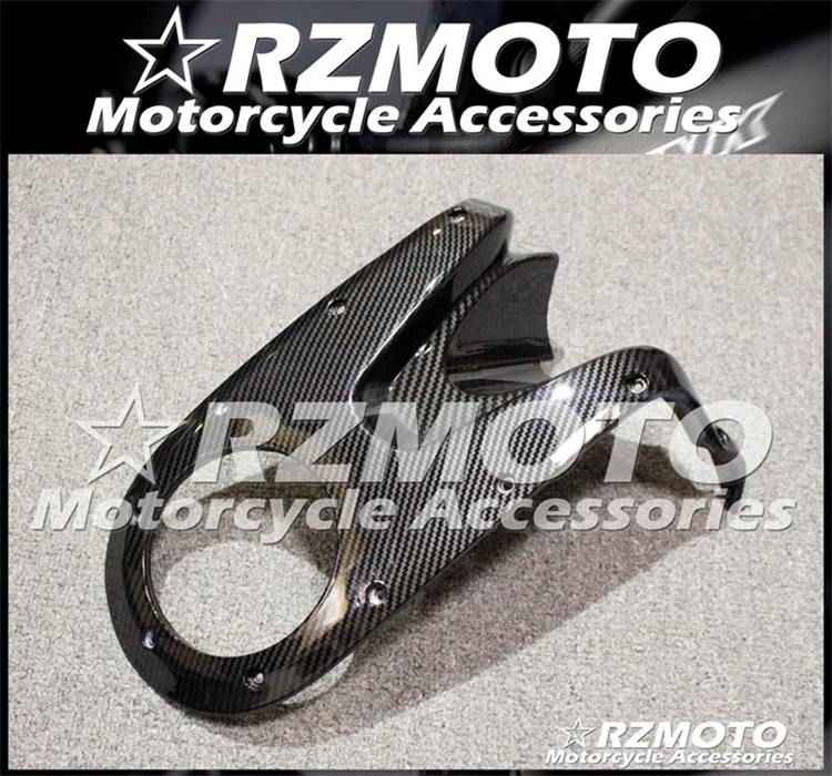 Подходит для поездок на мотоцикле Ducati 696 795 796 1100 углеродного волокна краска мотоциклетные передние и задние топлива экран топливного бака комплект из 2 предметов обтекатель