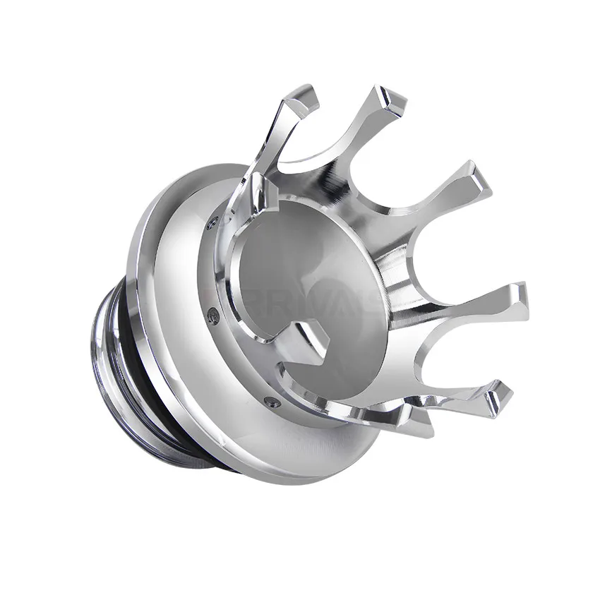 Motorcycle Aluminum Fuel Tank Cover Right-hand Thread Reservoir Crown Oil Cap Gas For Harley Touring Softail Sportser 883 1200