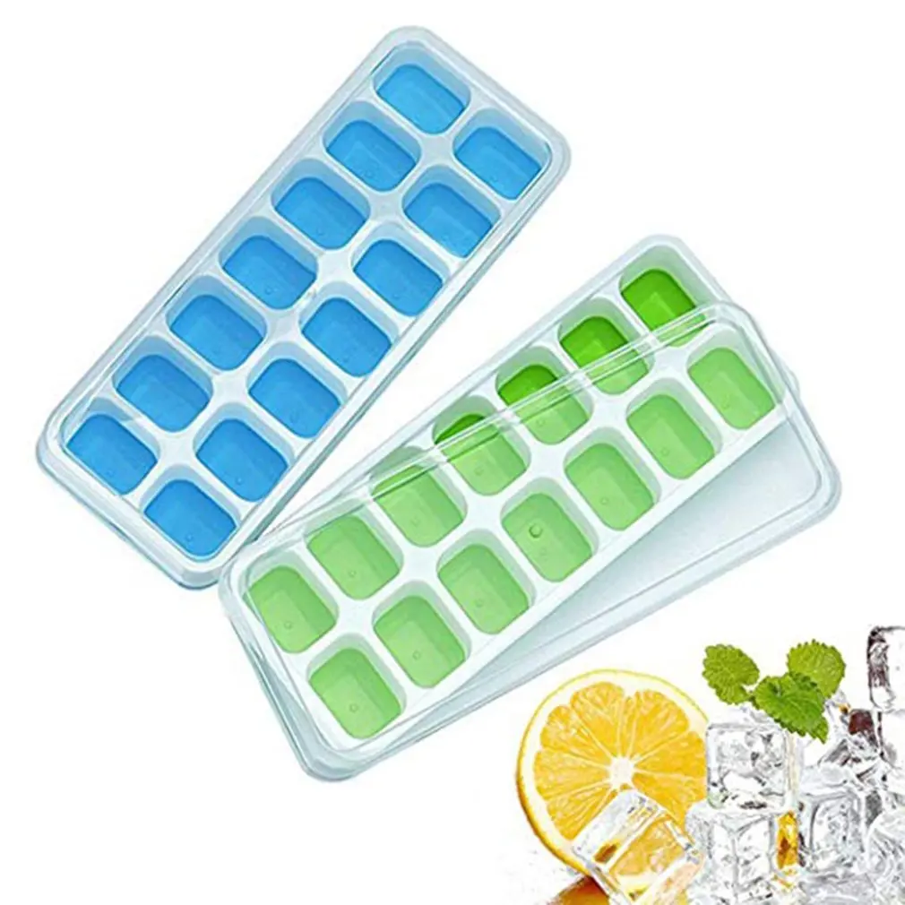 Ice Cube Tray Silicone Ice Cube Tray Ice Tray Container With Lid Ice Tray Keep Cool Creative Ice Cube