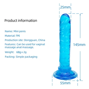Realistic Mini Dildo Vagina Anal Butt Plug Penis with Suction Cup No Vibrator Sex Toys For Woman Masturbation Adult Toys 18 3