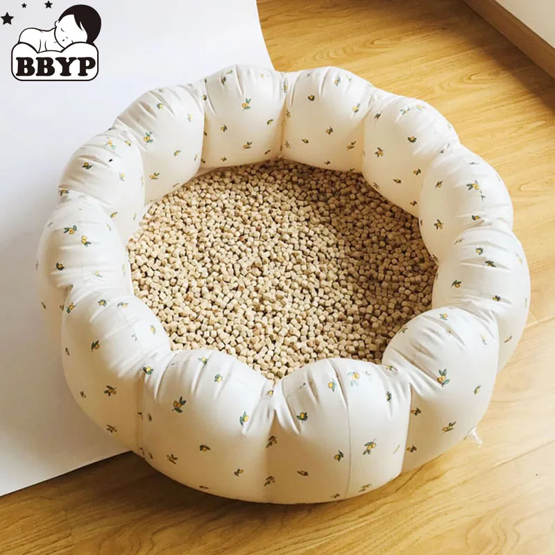 Надувной лепестковый бассейн для детей дома и улицы детский из мягкого ПВХ