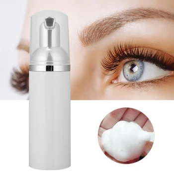 

60 ML Safe And Non-Irritating Eyelash Cleaning Liquid Grafting Eyelash Foaming Makeup Remover Cleanser Brush Cleaning Tool