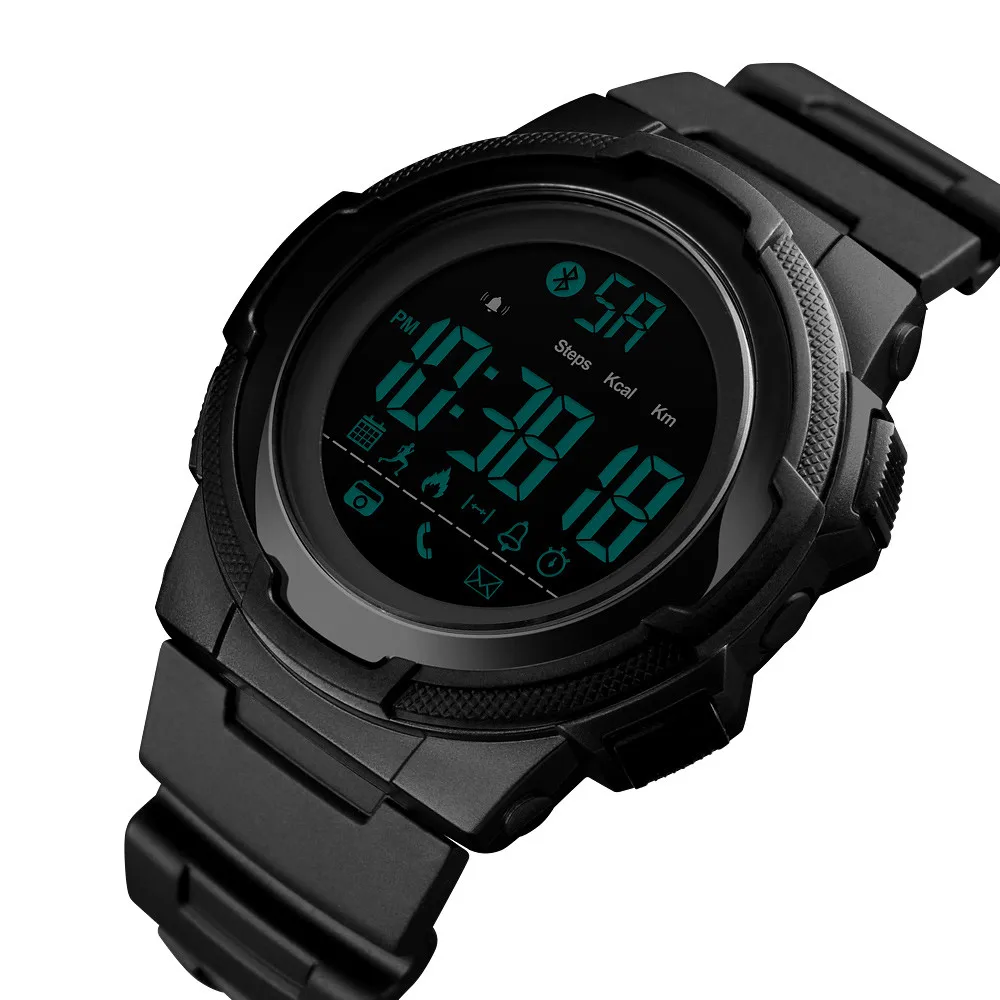 SKMEI умные часы мужские спортивные часы для улицы Bluetooth цифровые часы мужские водонепроницаемые военные умные часы Relogio Masculino