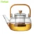 Термостойкий Стеклянный Чайник Clear Japaness Style Tea Pot Infuser for Flower Tea Портативный Чайник 0.8/1L
