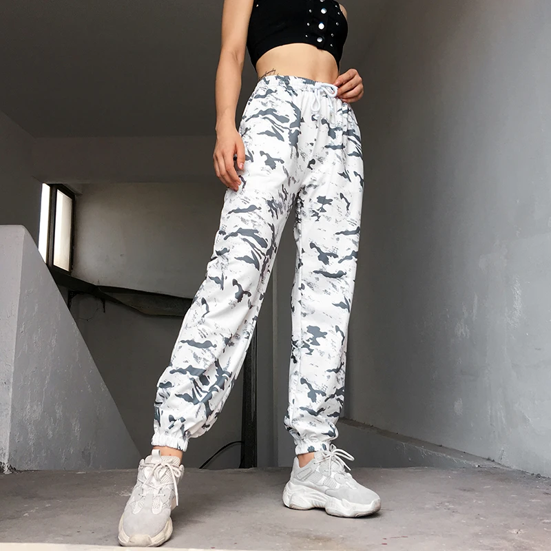 Rockmore Tie Dye Joggers узкие брюки женские брюки с высокой талией корейские Harajuku Хип-хоп спортивные штаны размера плюс Femme осень зима