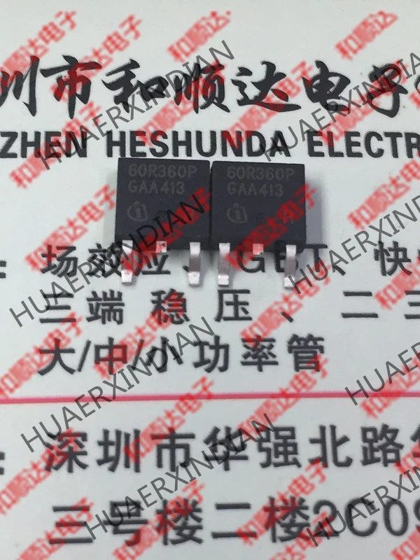 5 шт. IPD60R360P 60R360P TO-252
