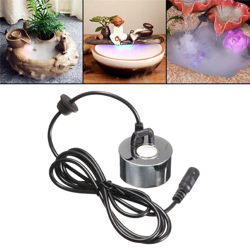 45Mm DC 24V Ultrasonic Humidifier Mist Maker Fogger Water Fountain Pond Atomizer Head Air Humidifier EU Plug
