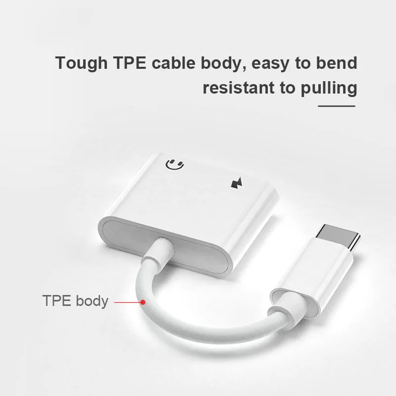 Bkscy Type C To 3 5mm Earphone Jack Adapter for Huawei P30 P20 Mate20 Pro Nova5 Audio Cable Headphone Charging USB C Converter