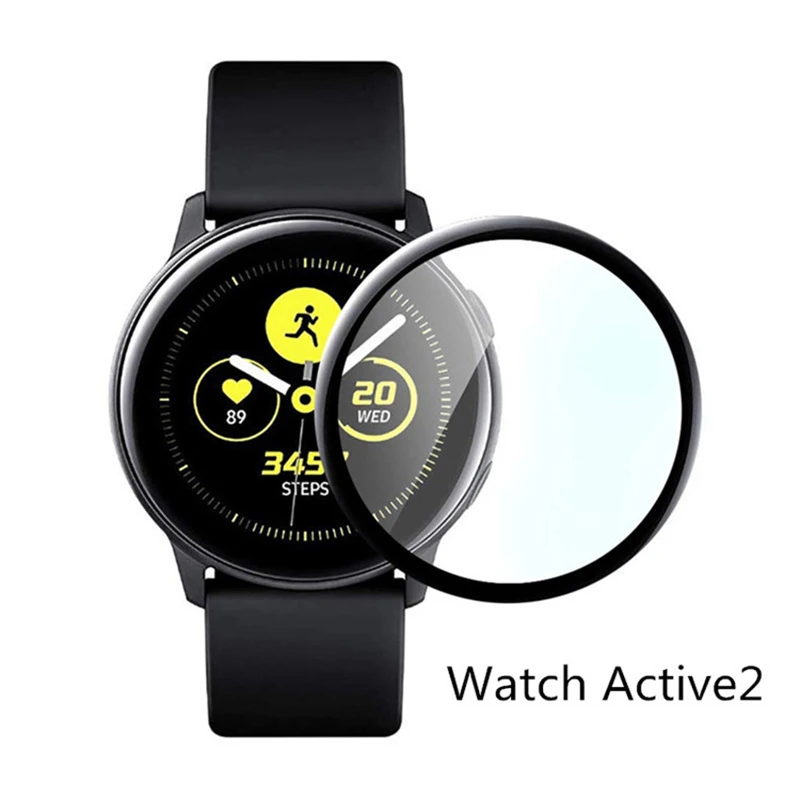 3D изогнутая Защитная пленка для samsung Galaxy Watch Active 2 40 мм 44 мм Защитная пленка для samsung Watch Active 40 мм пленка для часов