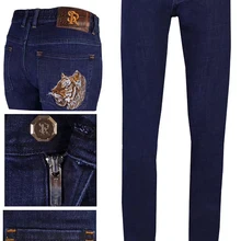 Джинсы миллиардер для мужчин летние тонкие Новые Теплые Модные Повседневные Удобные хлопковые брюки, с вышивкой, размеры 31-40; джинсы;