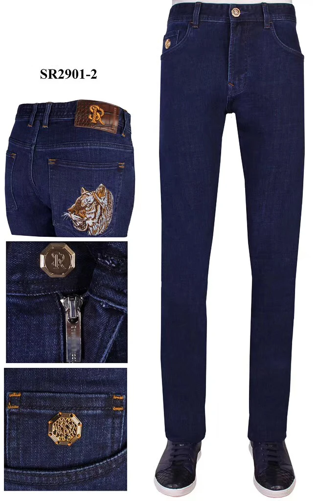 

BILLIONAIRE Jeans men 2020 summer Thin new Cowhide Fashion casual Comfortable embroidery cotton size 31-40 jeans free shippng